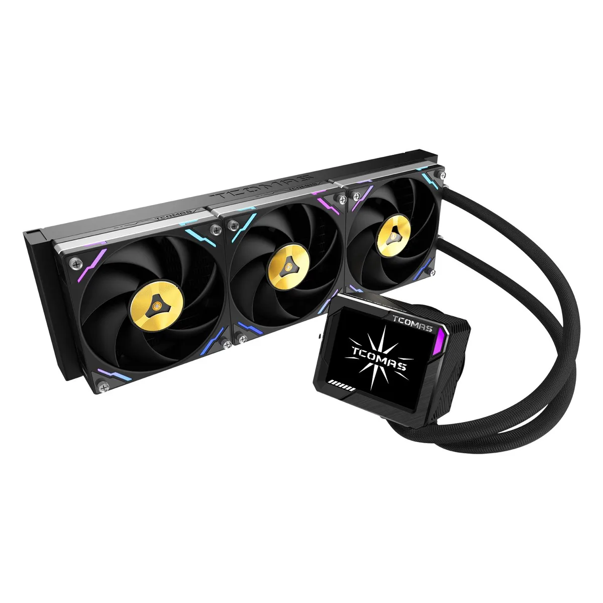 TCOMAS TCOMAS LG700 360mm liquid cooler 3.5" IPS display — product photo