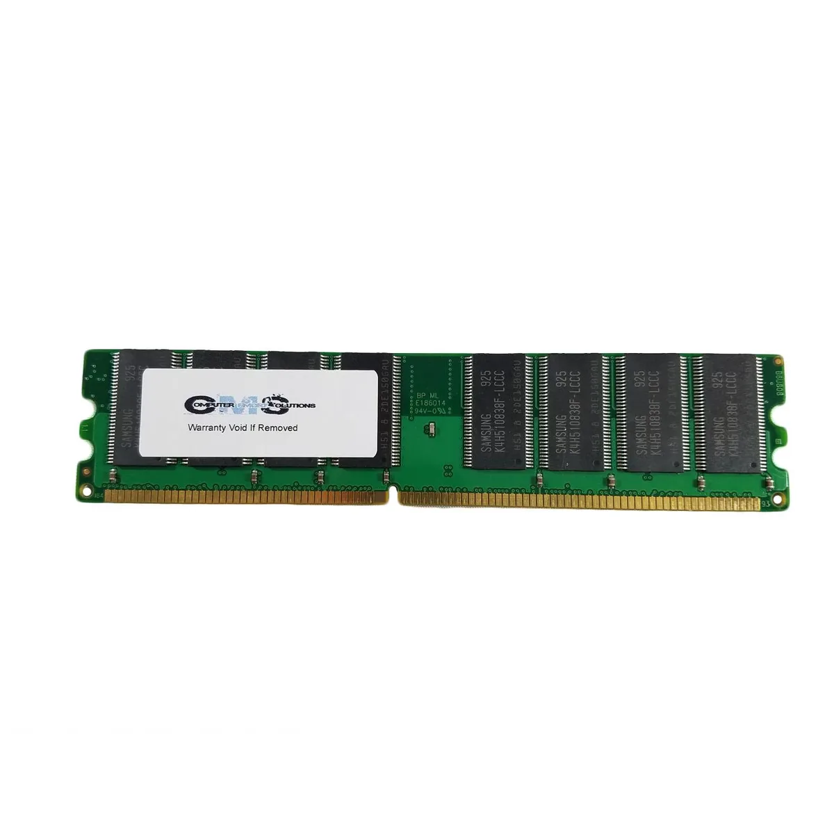 Computer Memory Solutions Computer Memory Solutions 1GB DDR1 400MHz CL3 184-Pin DIMM for HP dc7100 SFF — product photo