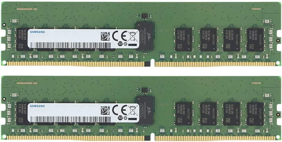 SAMSUNG SAMSUNG 32GB (2 x 16GB) DDR4 2666MHz CL19 288-Pin ECC Unbuffered RDIMM desktop RAM — product photo