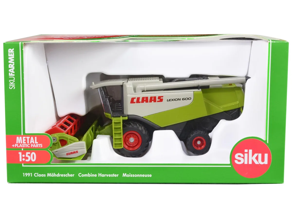 Siku Siku Claas Lexion 600 Combine Harvester 1/50 Diecast Green Gray — product photo