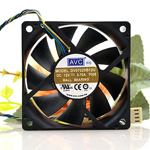 NDLIULEI NDLIULEI DV07020B12U 70×70×20mm 12V .70A case fan — product photo