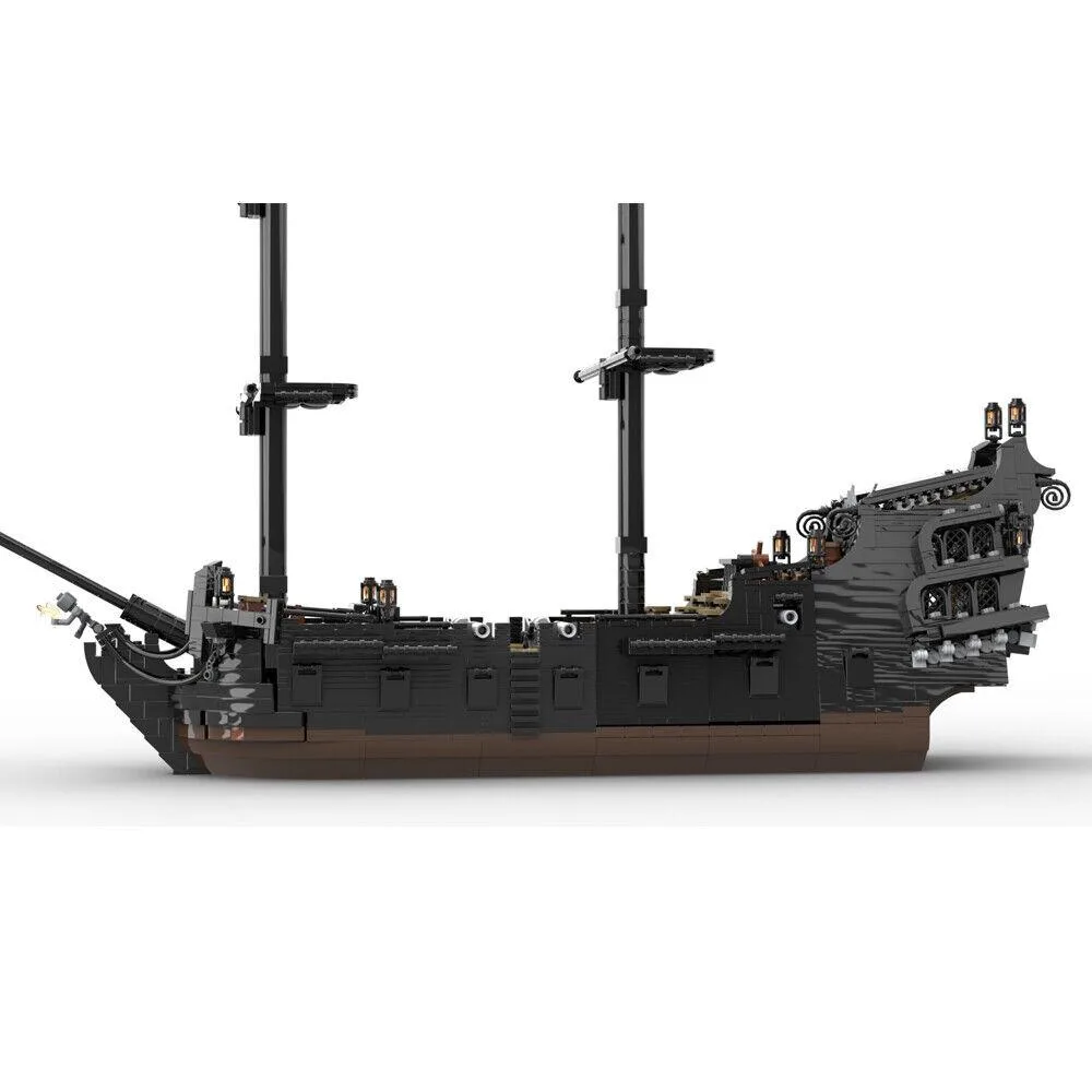 ZITIANYOUBUILD ZITIANYOUBUILD MOC-80551 Black Pirate Ship Building Set 2478 Parts — product photo