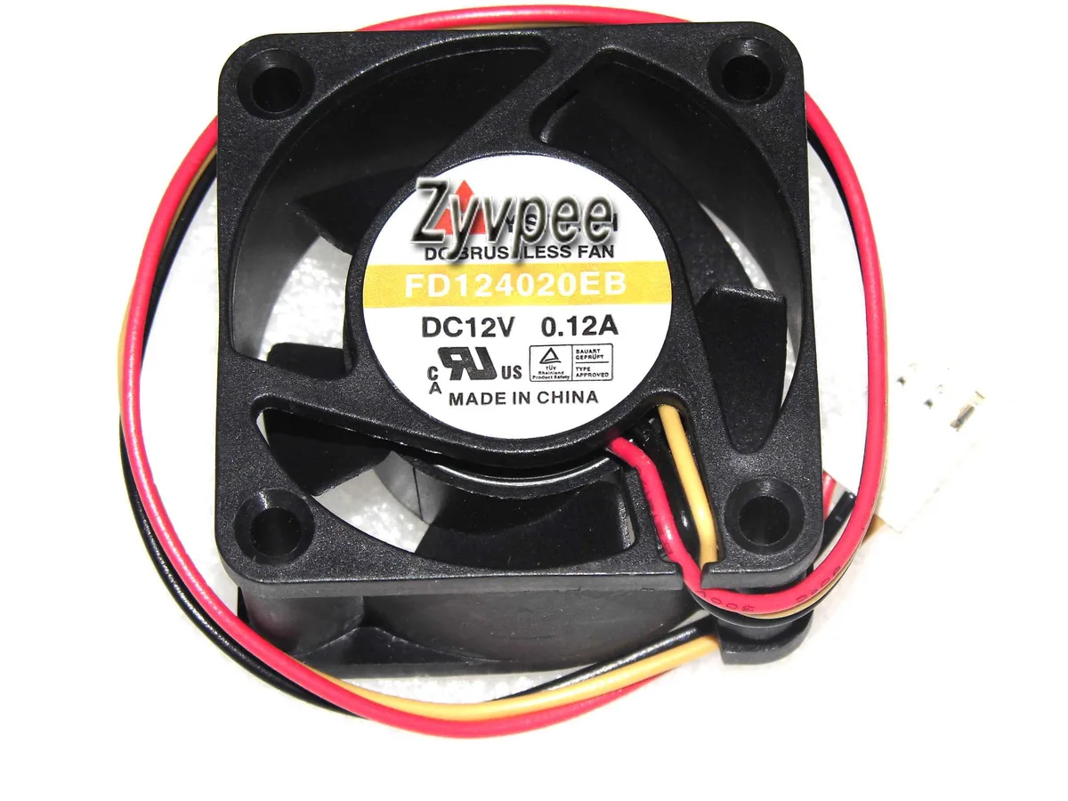 Zyvpee Zyvpee FD124020EB 40x20mm 12V 0.12A 3-pin case fan — product photo