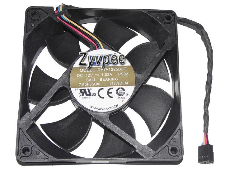 Zyvpee Zyvpee DATA1225B2G 120mm 12V 1.02A 4-Pin PWM Case Fan — product photo