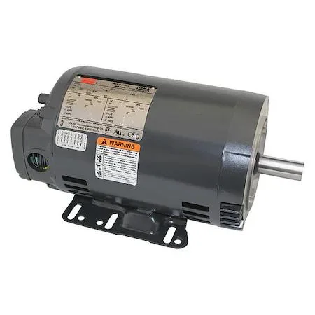 Dayton three-phase motor, industrial grey finish
