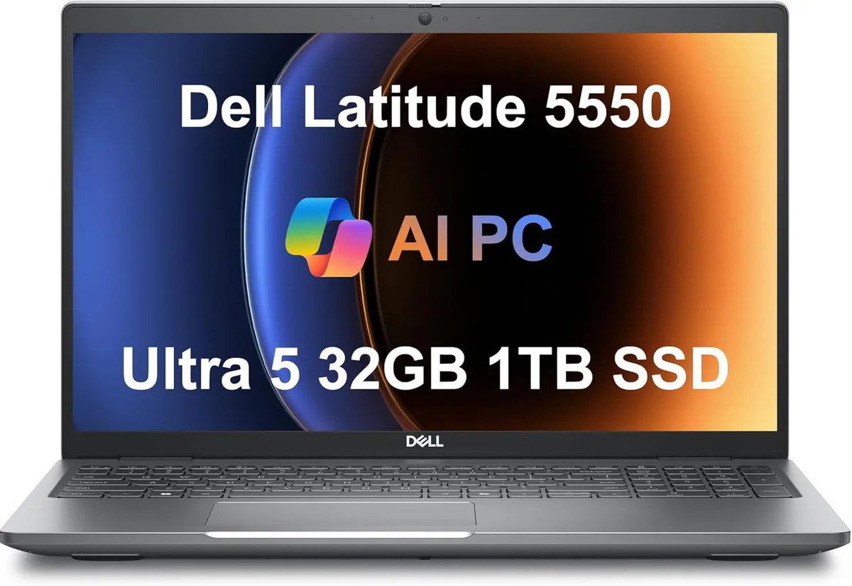 DELL DELL Latitude 5550 business laptop 15.6" Intel Core Ultra 5 125U 32GB DDR5 1TB NVMe — product photo