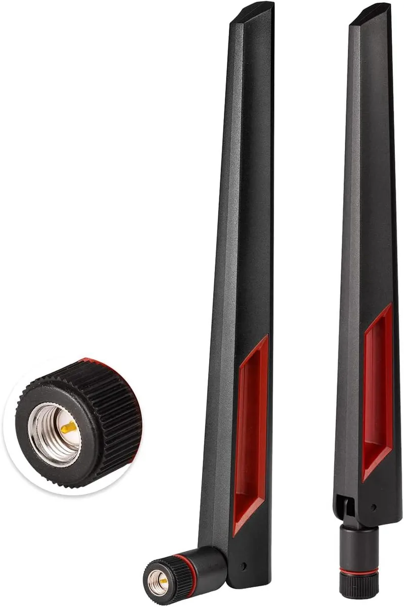 YOUHUA YOUHUA Dual Band WiFi Antenna 2.4 5.8 GHz 8dBi SMA 2-Pack — product photo