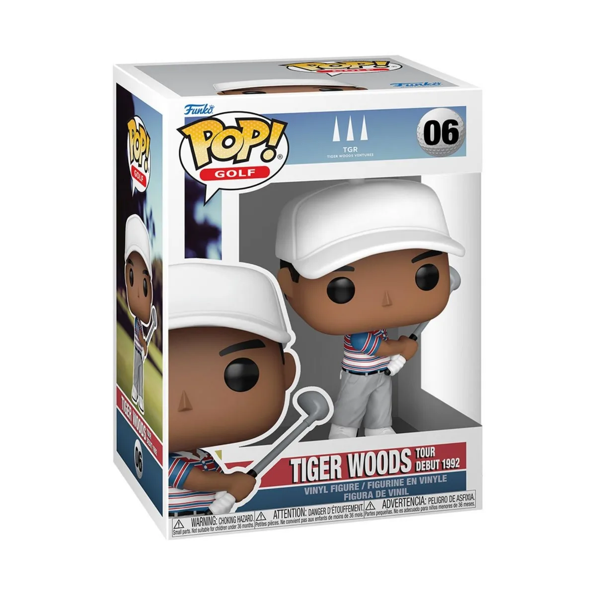 Funko Funko POP Golf Tiger Woods Tour Debut 1992 90503 collectible — product photo