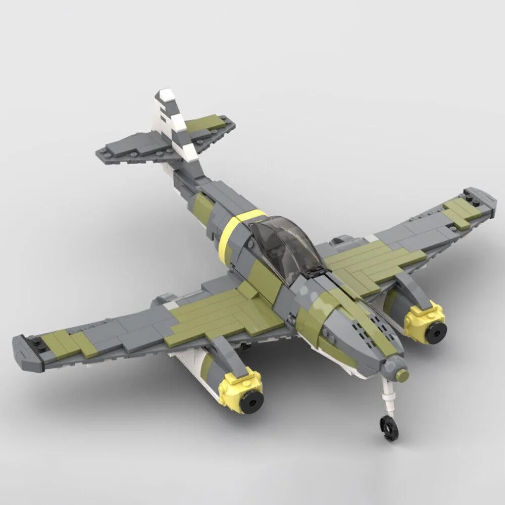 ZITIANYOUBUILD ZITIANYOUBUILD MOC-154902 Jet Fighter 1100 Parts Educational Building Set — product photo