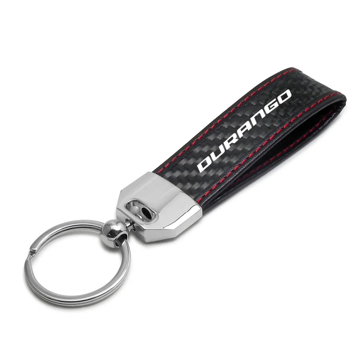 iPick Image, LLC iPick Image, LLC Dodge Durango Carbon Fiber Key Chain Red Stitching — product photo