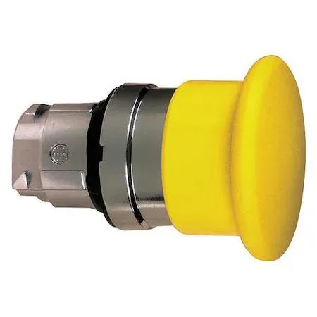 Schneider Electric Schneider Electric ZB4BC5 22 mm Yellow Mushroom Head Push Button — product photo