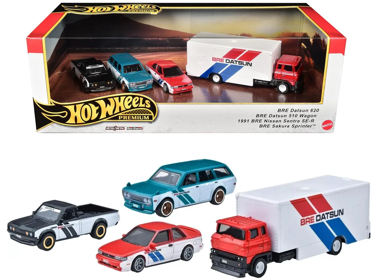 Hot Wheels Hot Wheels Premium 2024 Series U BRE Set of 4 — product photo