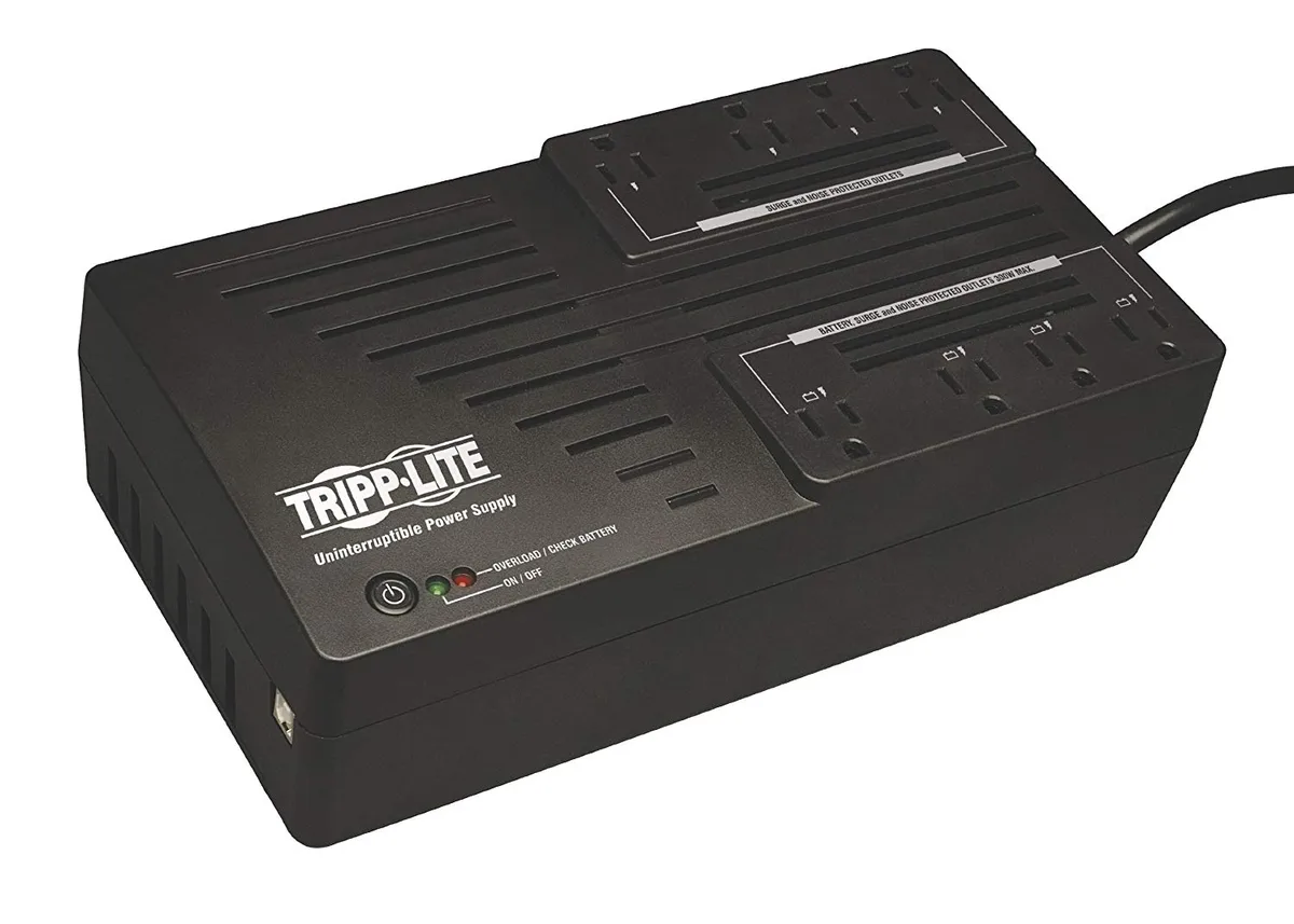 Tripp Lite Tripp Lite AVR700U 700VA 350W 8-Outlet UPS Black — product photo