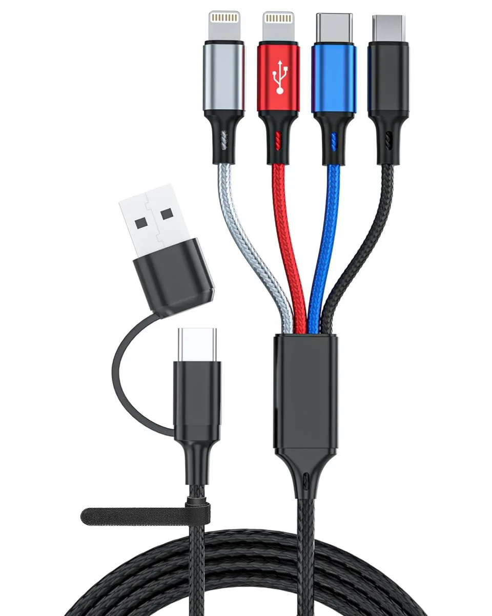 RUOCLRIS RUOCLRIS 6-in-1 Multi Charging Cable 6ft 2.4A — product photo