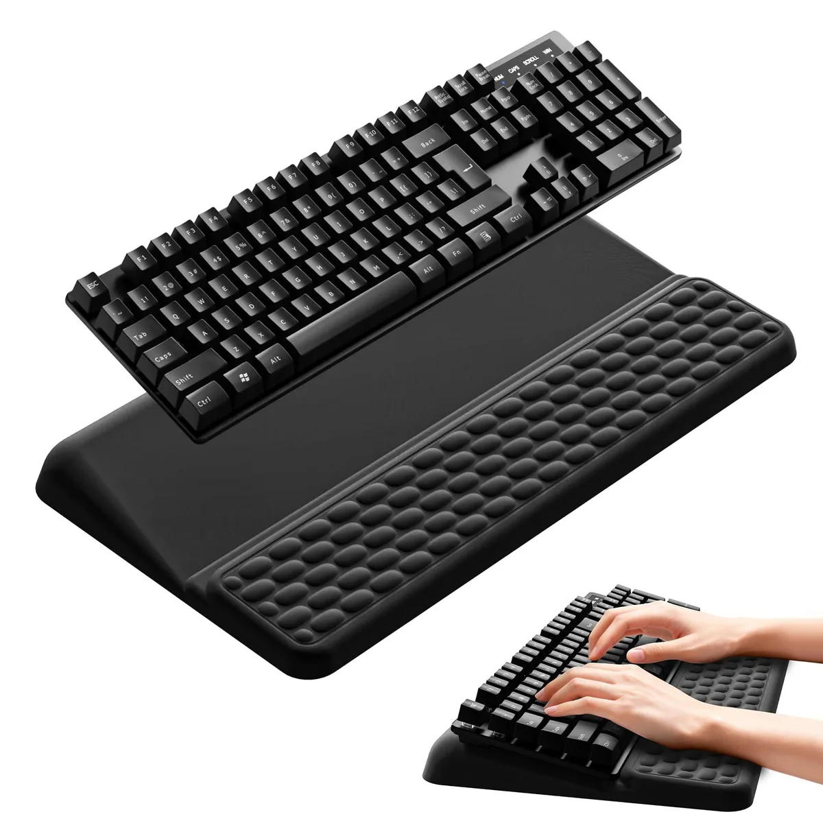  Pakanana Keyboard Stand with Wrist Rest 18 x 3.5 inches — product photo