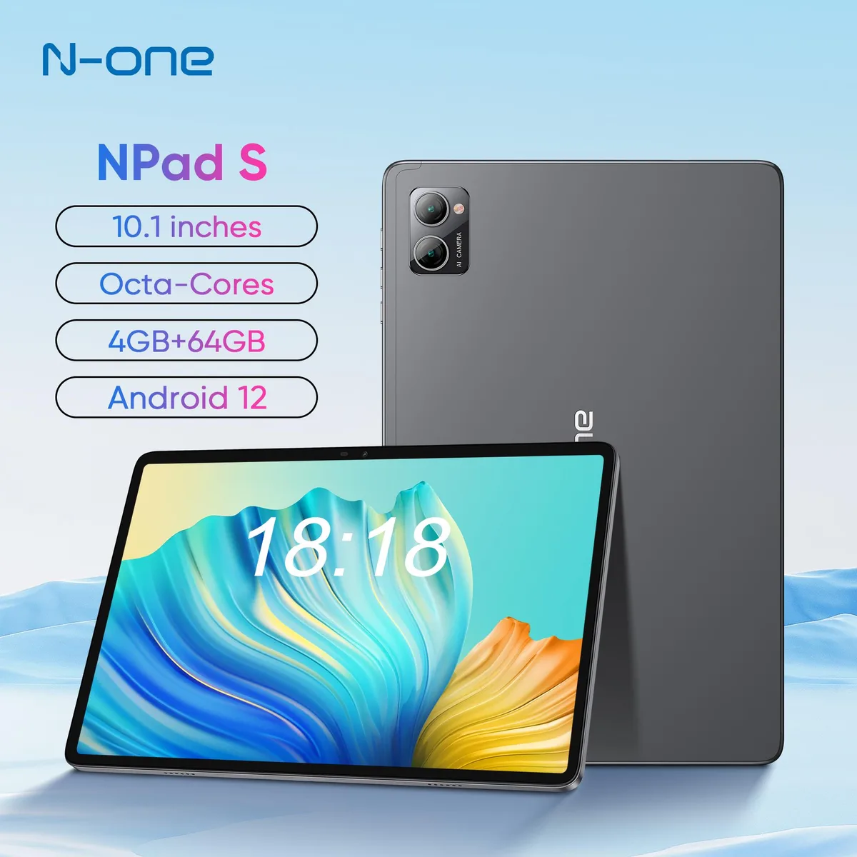 N-one N-one 10.1" Tablet MTK8183 4GB 64GB Android 12 — product photo