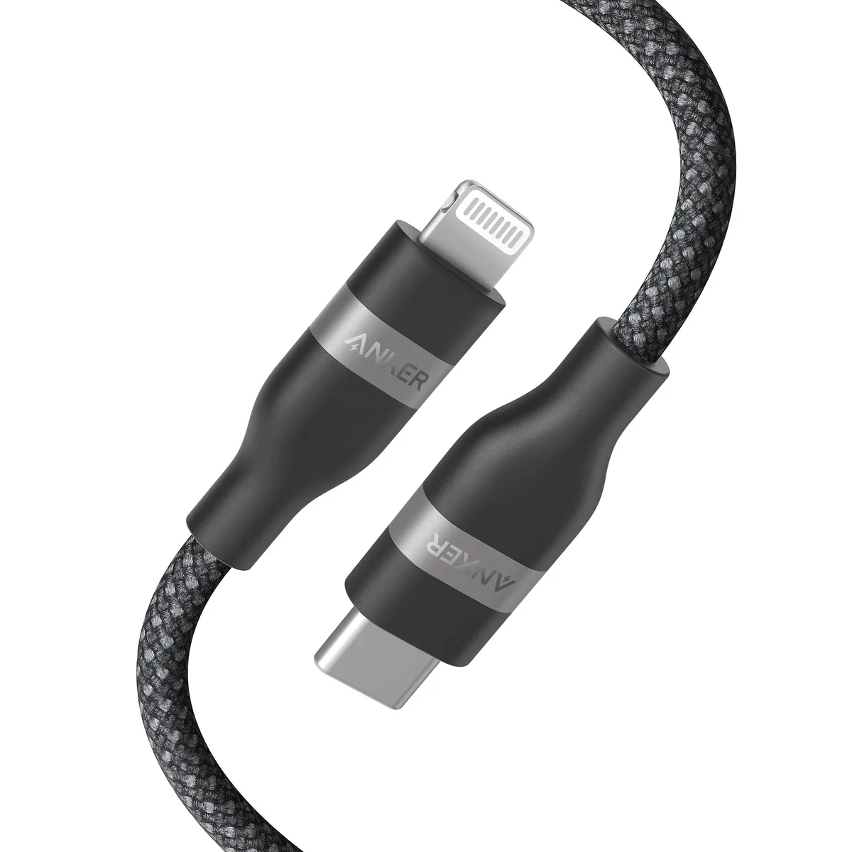Anker USB-C to Lightning Cable 3 ft 60W Upcycled-Braided A82B2 — product photo
