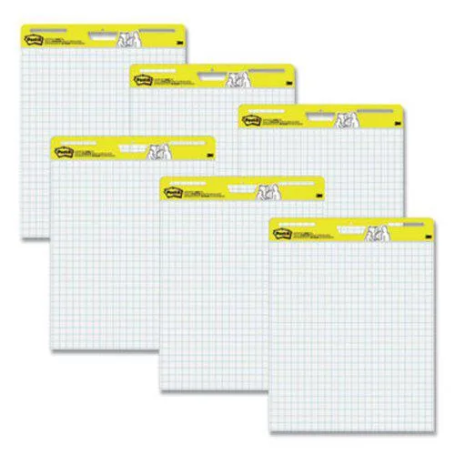 3M 3M 560 VAD 6PK Post-it Easel Pads Quadrille 25 x 30 30 Sheets 6/Pack — product photo