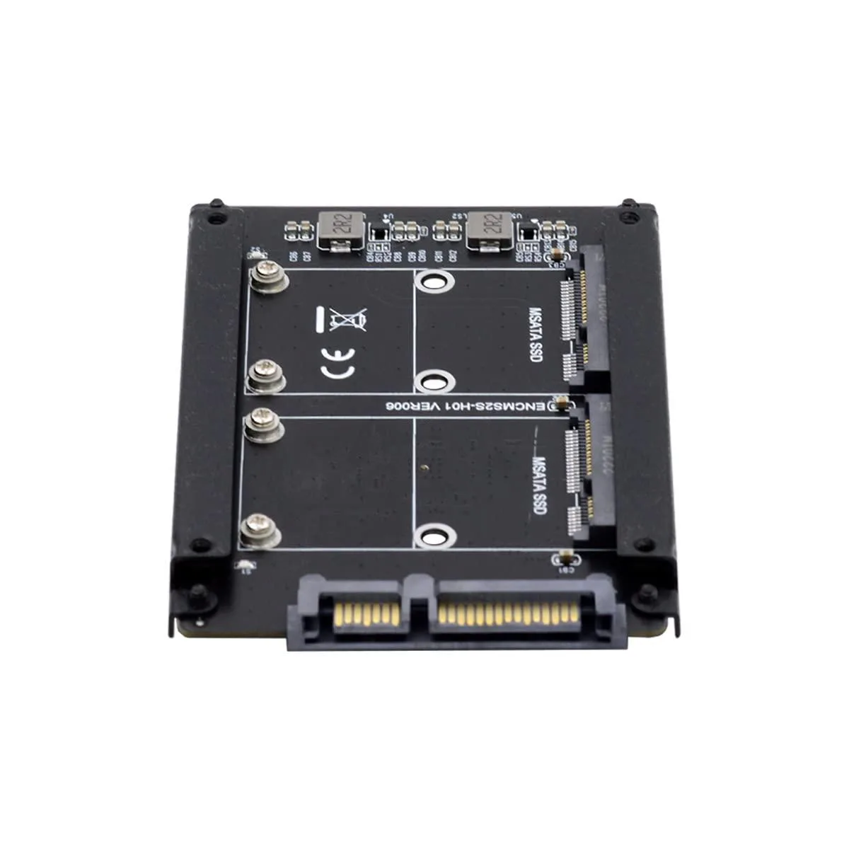 Vszerda Vszerda Dual mSATA JBOD RAID0 Bridge to 2.5 SATA Enclosure — product photo