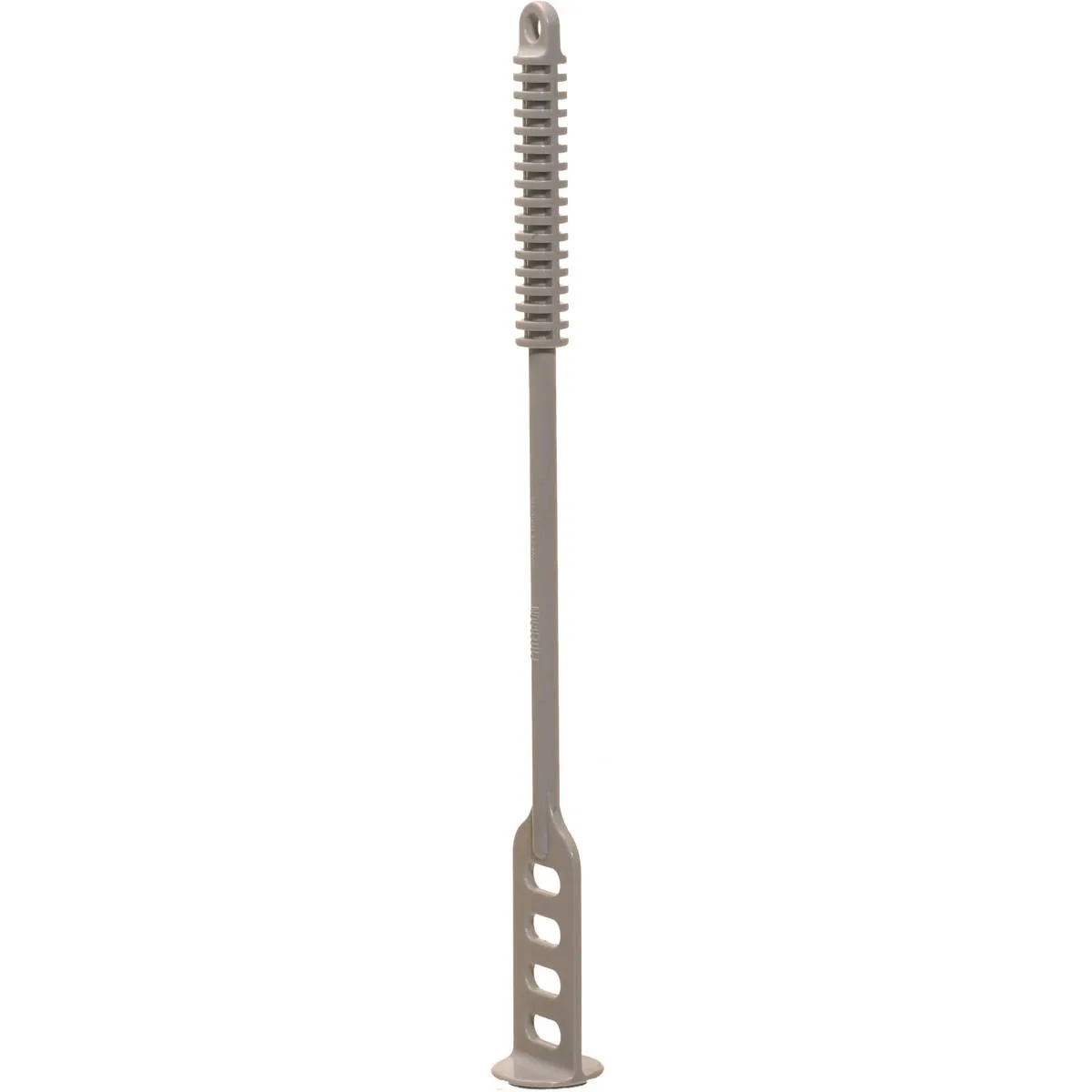 Paterson chemical stirrer 245, white plastic with long handle and flat crushing end