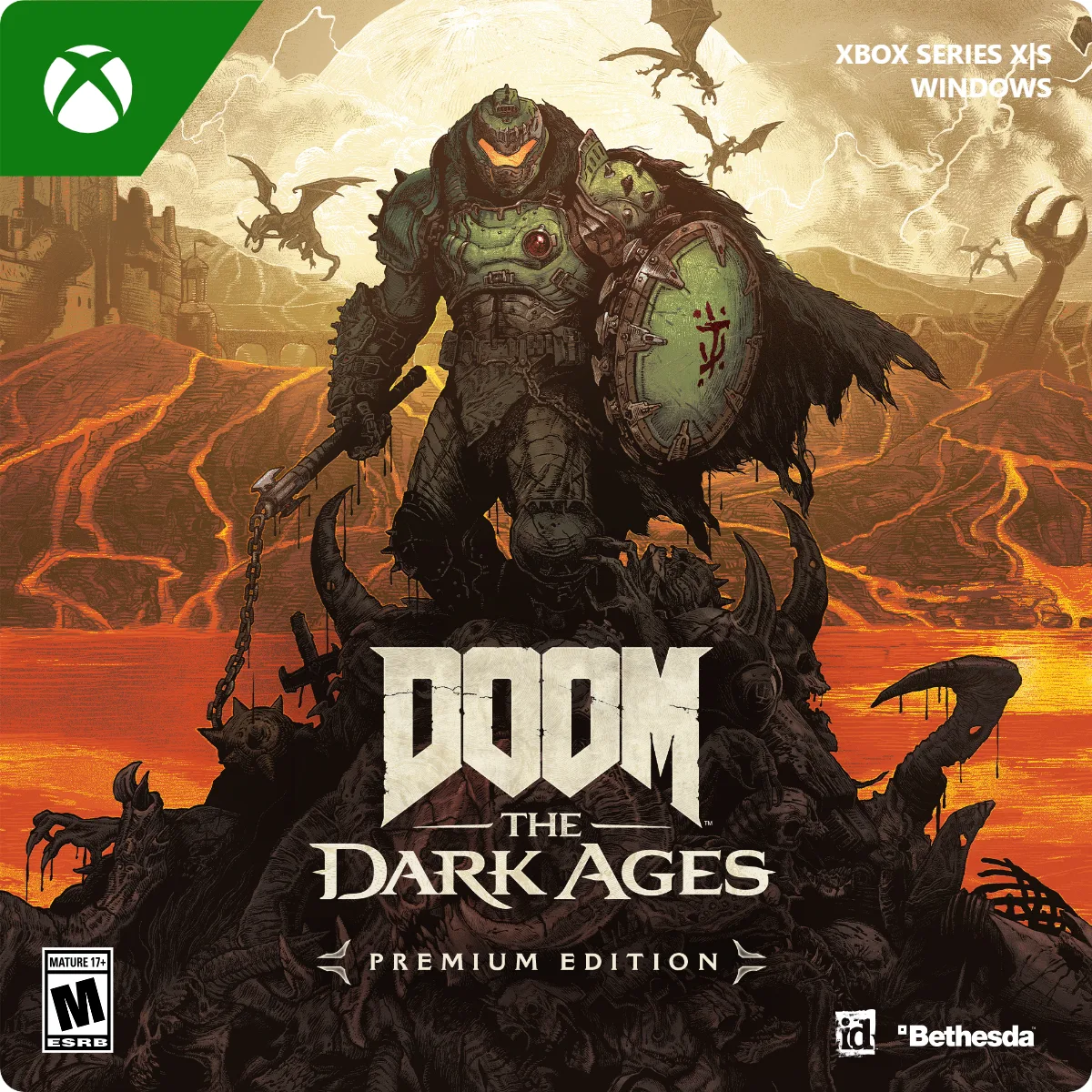 Bethesda Softworks Bethesda Softworks G7Q-00371 Doom: The Dark Ages Premium Edition downloadable game — product photo