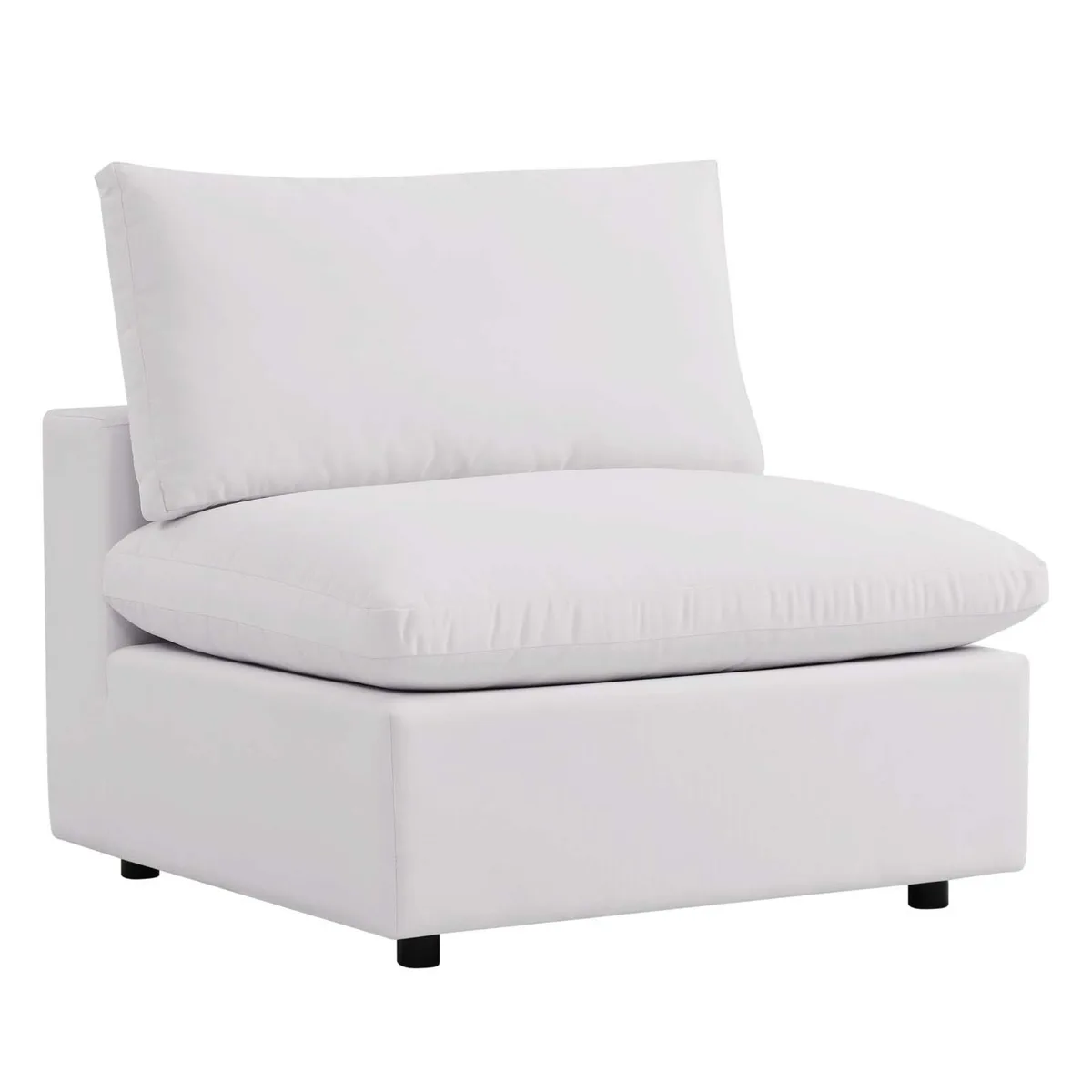 Modway Furniture Modway Furniture Commix Overstuffed Outdoor Patio Armless Chair decorative shelving — product photo