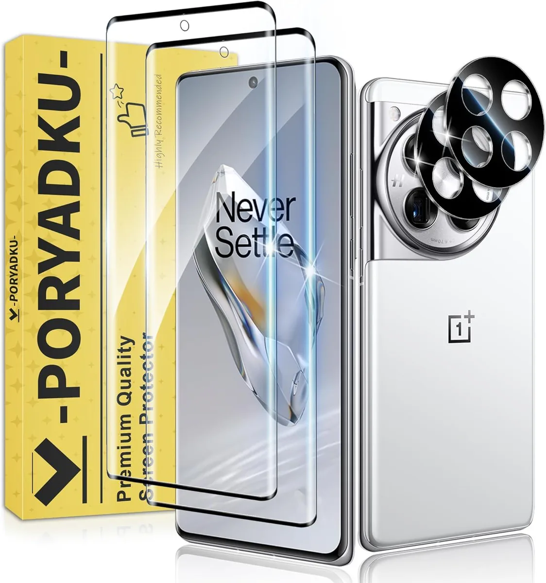 NuoTo NuoTo 2+2 Pack Screen &amp; Camera Protectors for OnePlus 12 6.82 — product photo