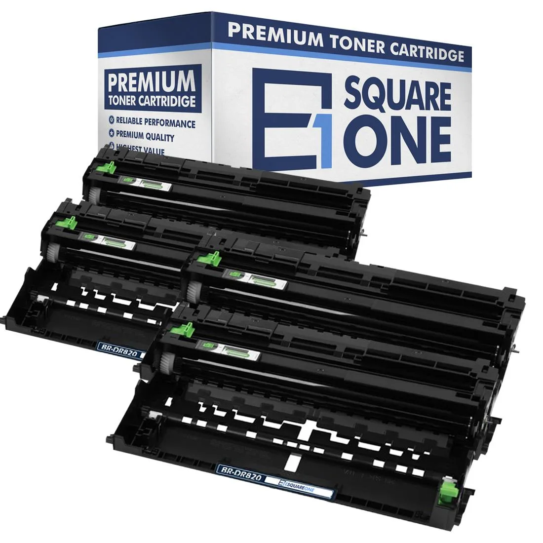 eSquareOne eSquareOne S1-BR-DR820-04 Drum Unit 4-Pack Black 30000 Pages — product photo
