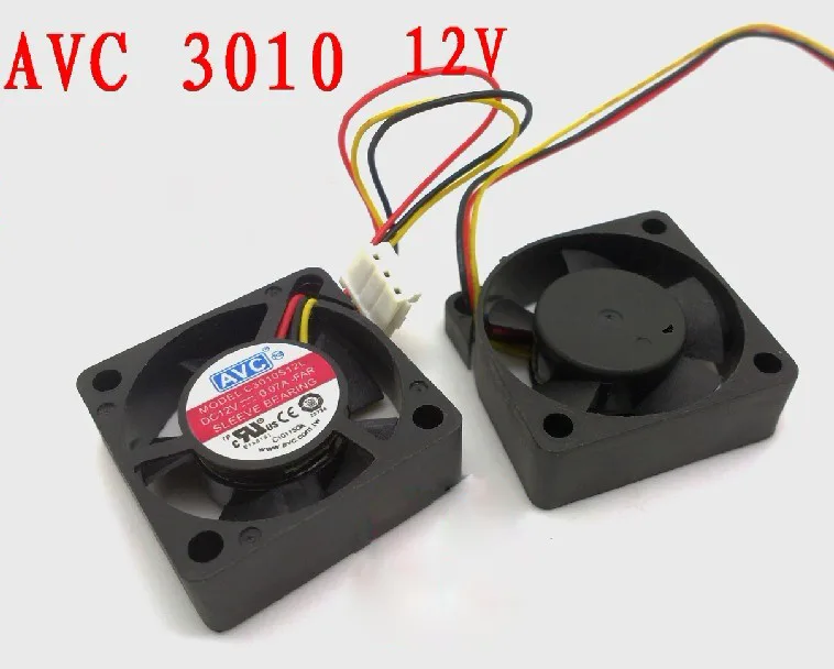 OEM Industries OEM Industries C3010S12L 30x10mm 12V .07A 3-pin fan — product photo