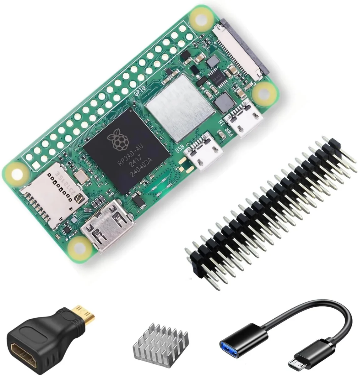 MCDODO MCDODO Raspberry Pi Zero 2W Kit 40-Pin Heatsink OTG HDMI — product photo