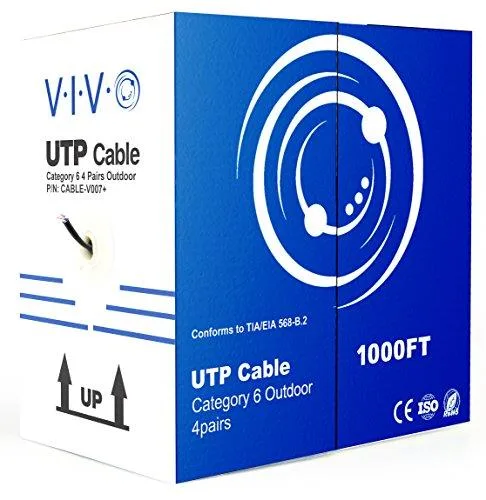 VIVO VIVO Cat6 1000ft 23 AWG CCA Waterproof Burial Cable — product photo