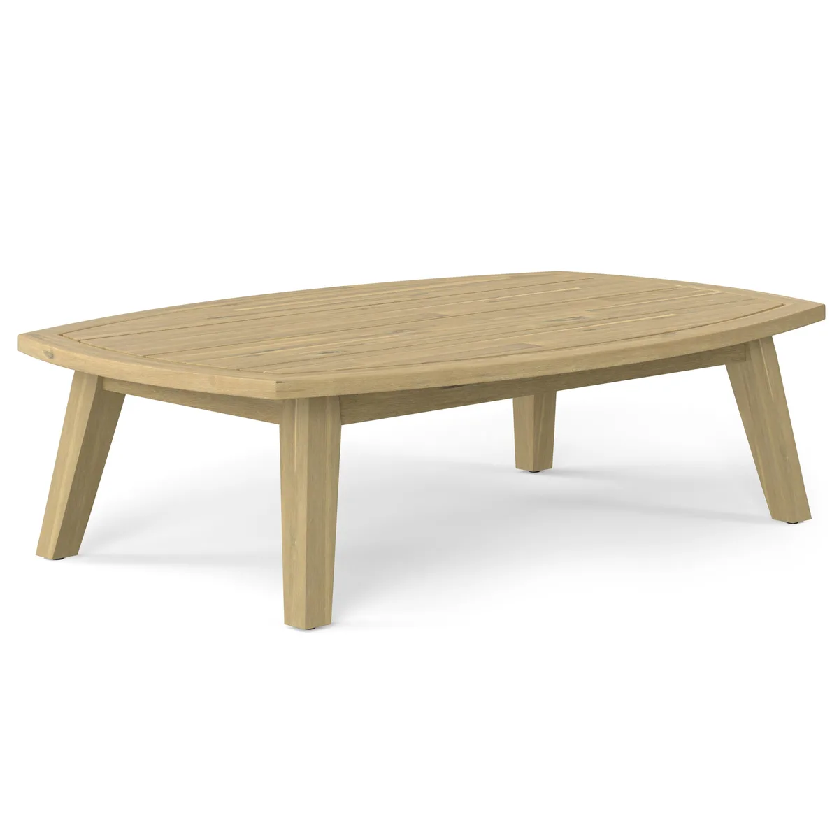 tuphen tuphen Parkside Outdoor Coffee Table Light Teak 45.3" W — product photo