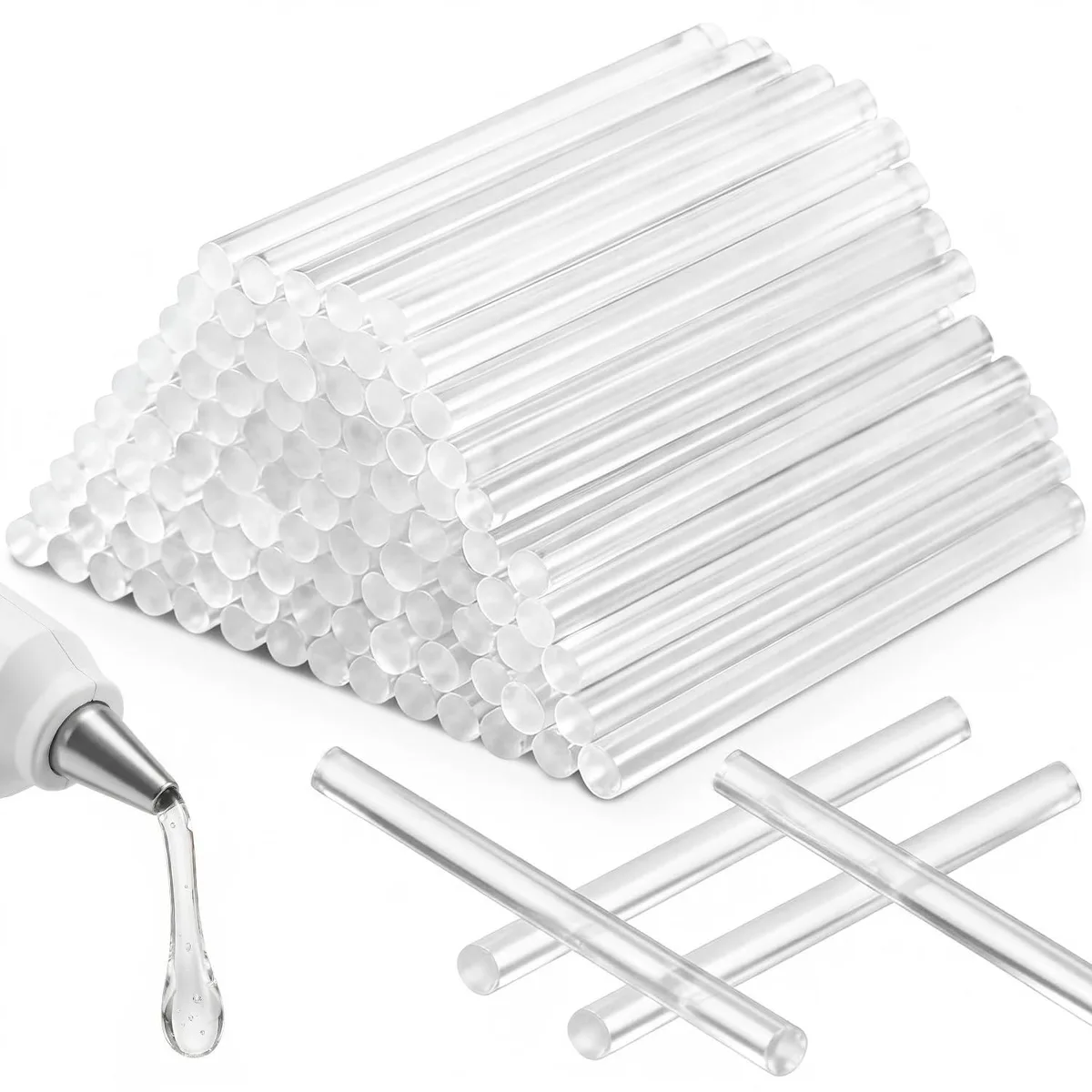  KISEER 861 glue sticks 0.27 x 4 inch 100 pack — product photo