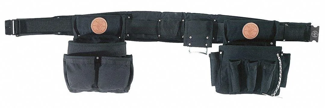 Klein Tools Klein Tools Tool Pouch and Belt Set Large 27 Pocket Padded 4 Piece 5704 5706 5718 5719 — product photo