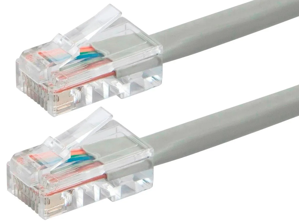 Monoprice Inc. Monoprice 114288 Cat6 Ethernet Cable 3 ft Gray 24AWG 550MHz Zeroboot — product photo