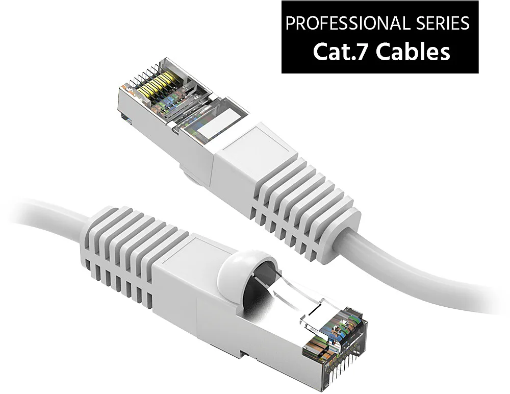 Nippon Labs Nippon Labs 60CAT7-40WT Cat7 network ethernet cable 40 ft White — product photo