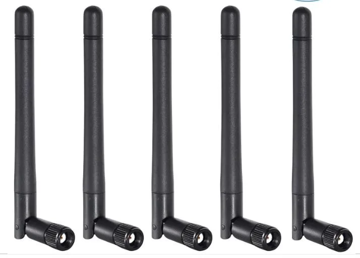 JacobsParts Inc. JacobsParts ANT-2DBI 2.4GHz/5GHz RP-SMA Antenna 5 Pack — product photo