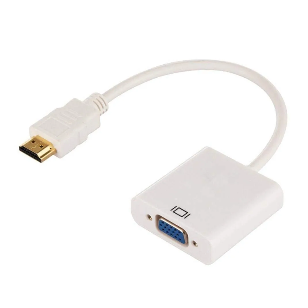 ESTONE ESTONE HDMI to VGA Adapter 10 ft White — product photo