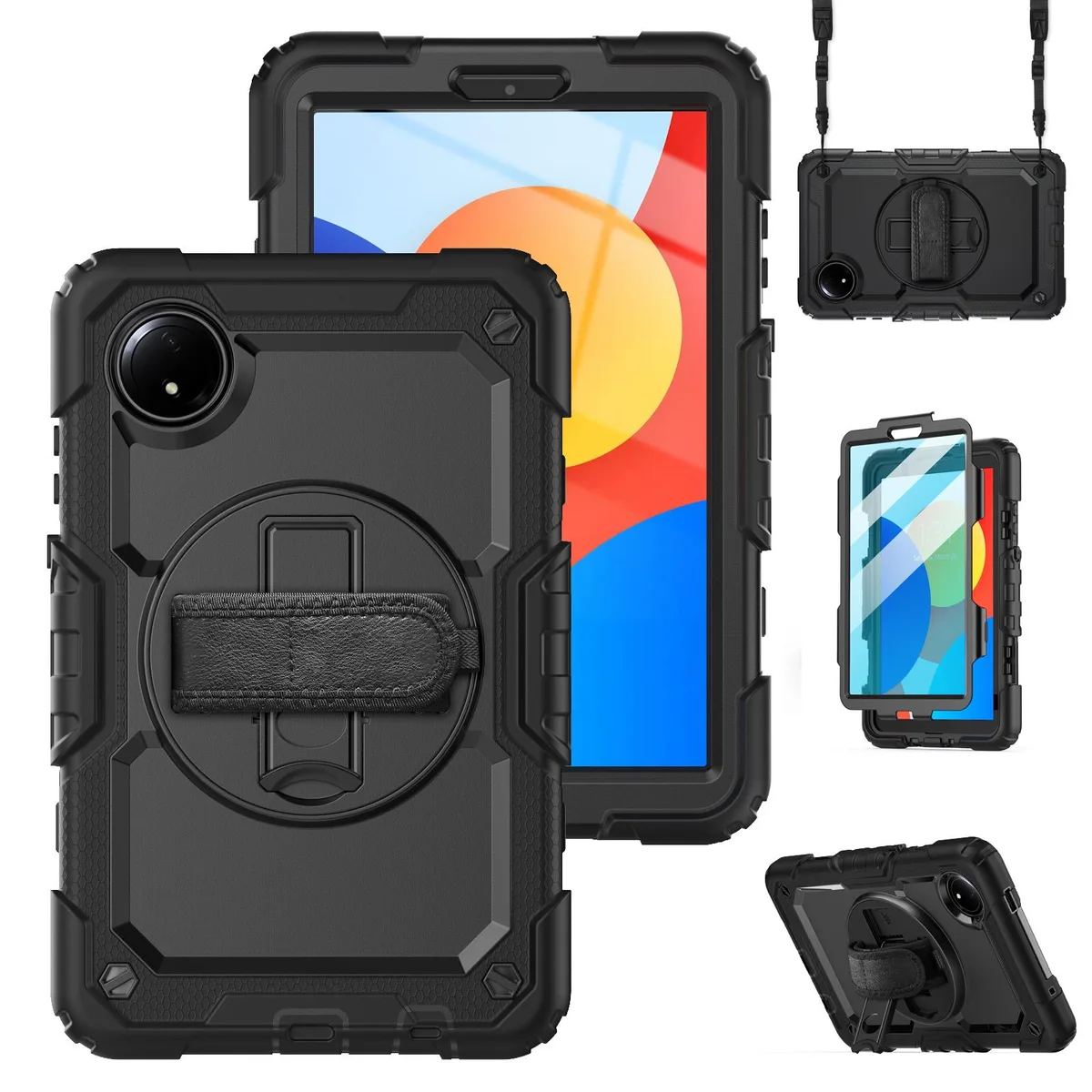 BONAEVER BONAEVER Case for Xiaomi Redmi Pad SE 8.7 inch 2024 Built-in 360 Rotate Holder — product photo