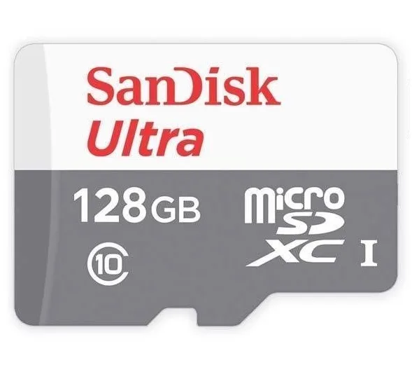 SanDisk SanDisk SDSQUNS-128G Ultra 128GB microSDXC Class 10 UHS-I 80MB/s memory card — product photo