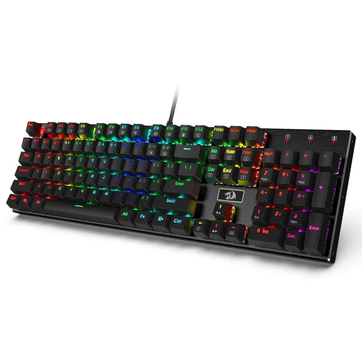 Redragon Redragon K556 Devarajas Mechanical Gaming Keyboard Brown Switch 104 Keys — product photo