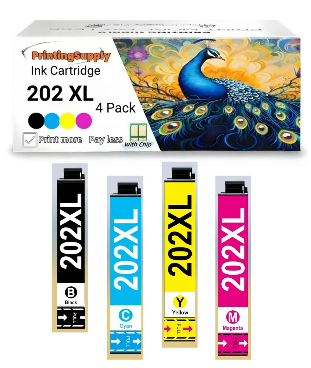 Aster Graphics Inc Aster Graphics Inc 202XL High Yield Ink Cartridge 4 Pack BKCMY — product photo