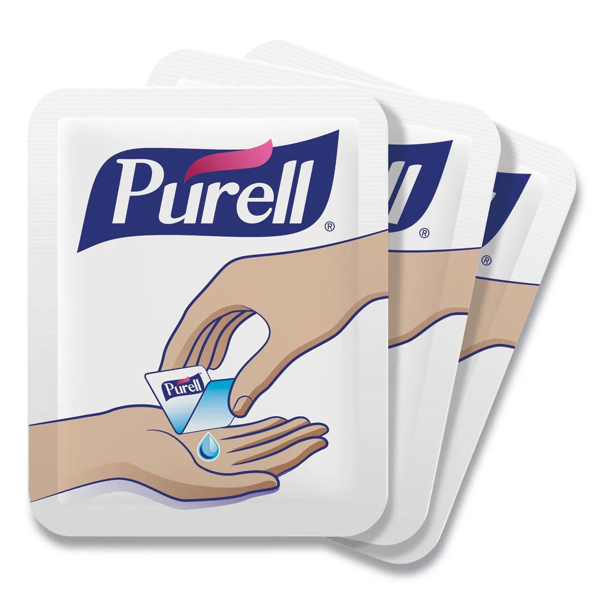 Go-Jo Go-Jo 96302MNS Hand Sanitizer Gel 1.2 mL Packet 2000/Carton — product photo