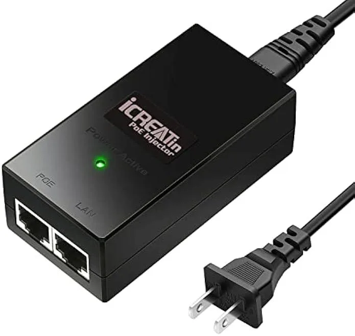 TAURKENAM TAURKENAM Gigabit PoE Injector Adapter 802.3af 48V — product photo