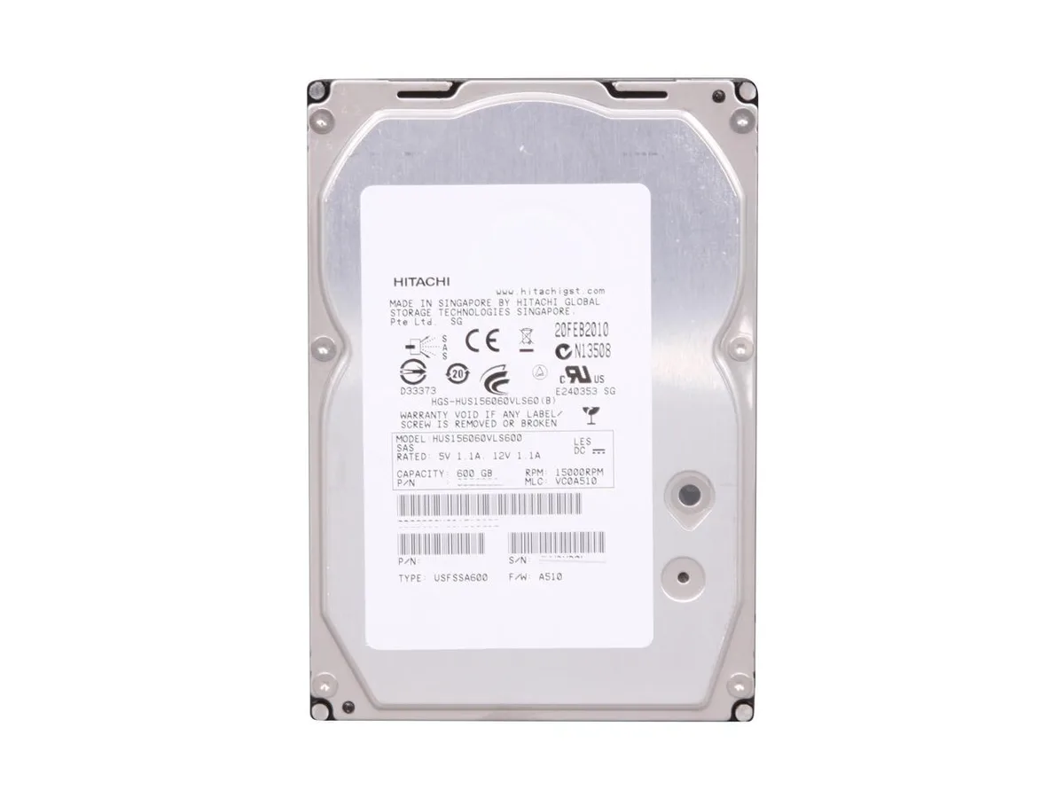 HGST HGST Ultrastar 15K600 HUS156060VLS600 600GB 15000 RPM SAS 3.5" internal hard drive — product photo