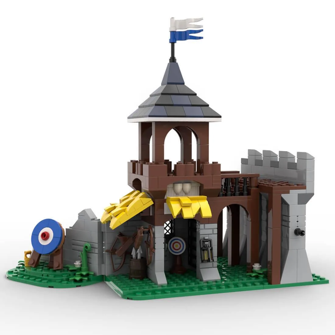 ZITIANYOUBUILD ZITIANYOUBUILD MOC-82064 Medieval Archery Range 306 Parts — product photo
