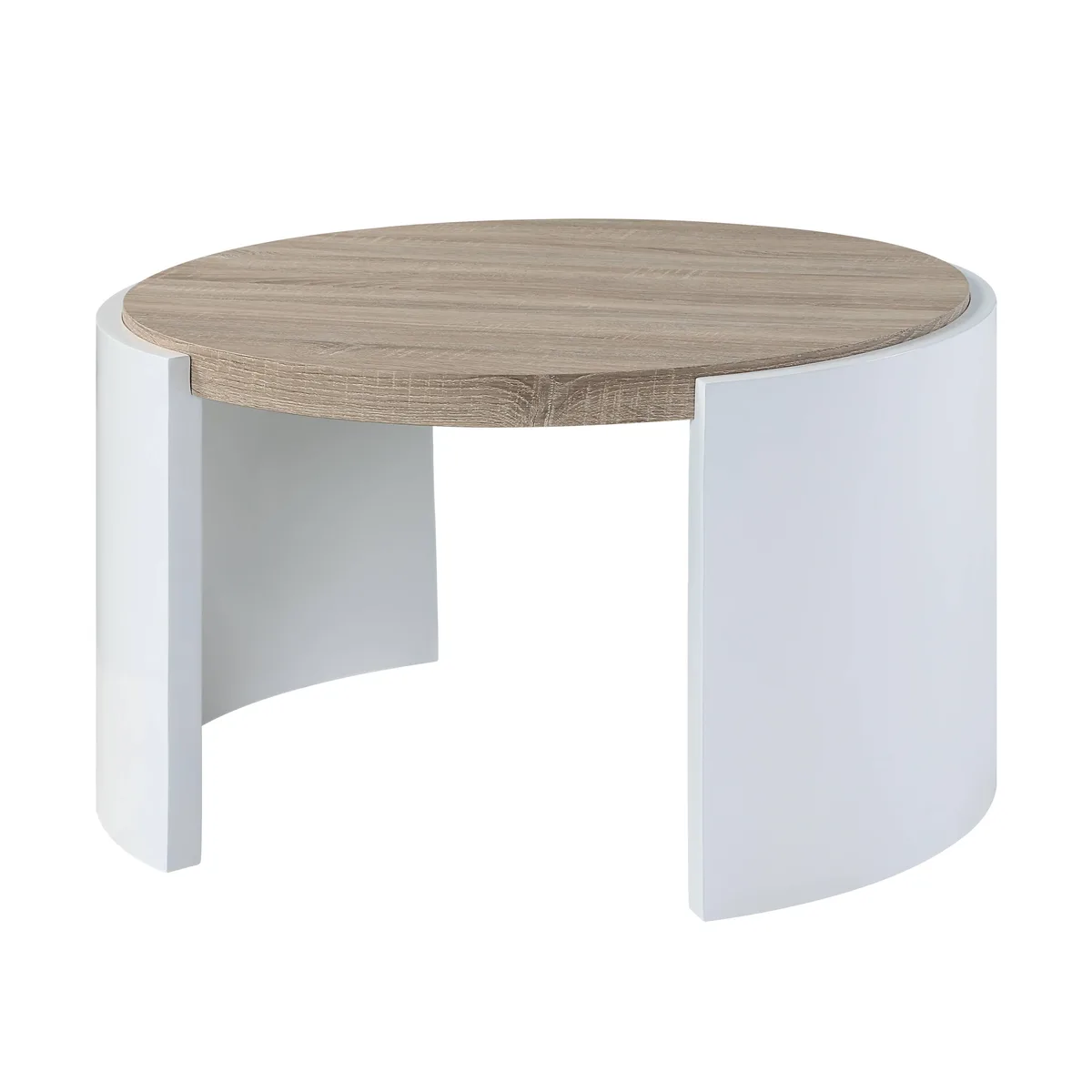 tuphen tuphen Zoma Oak &amp; White High Gloss Coffee Table — product photo