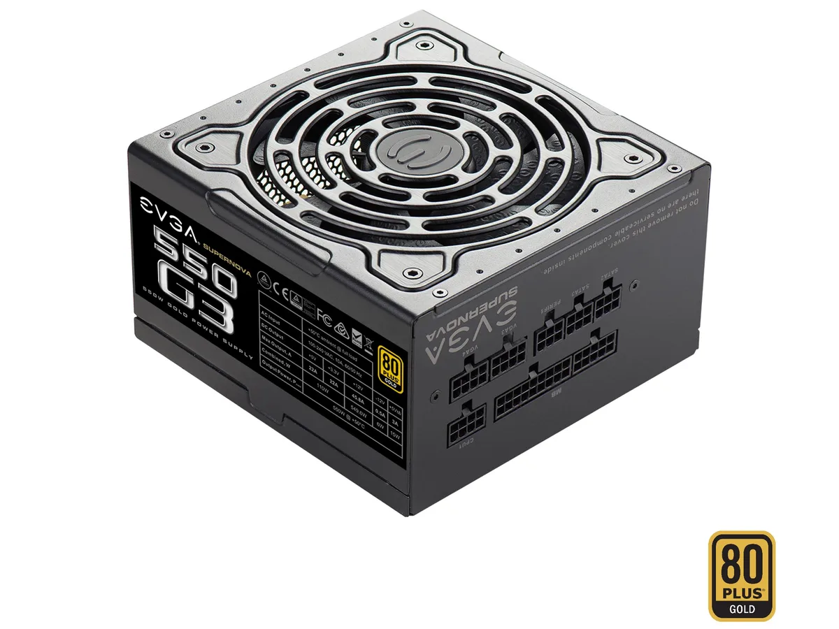 EVGA EVGA SuperNOVA 550 G3 220-G3-0550-Y1 power supply — product photo