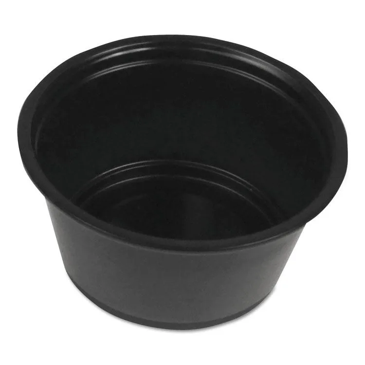 Boardwalk Boardwalk BWKPRTN2BL 2 oz Portion Cups, Black, 2500/Carton — Produktfoto