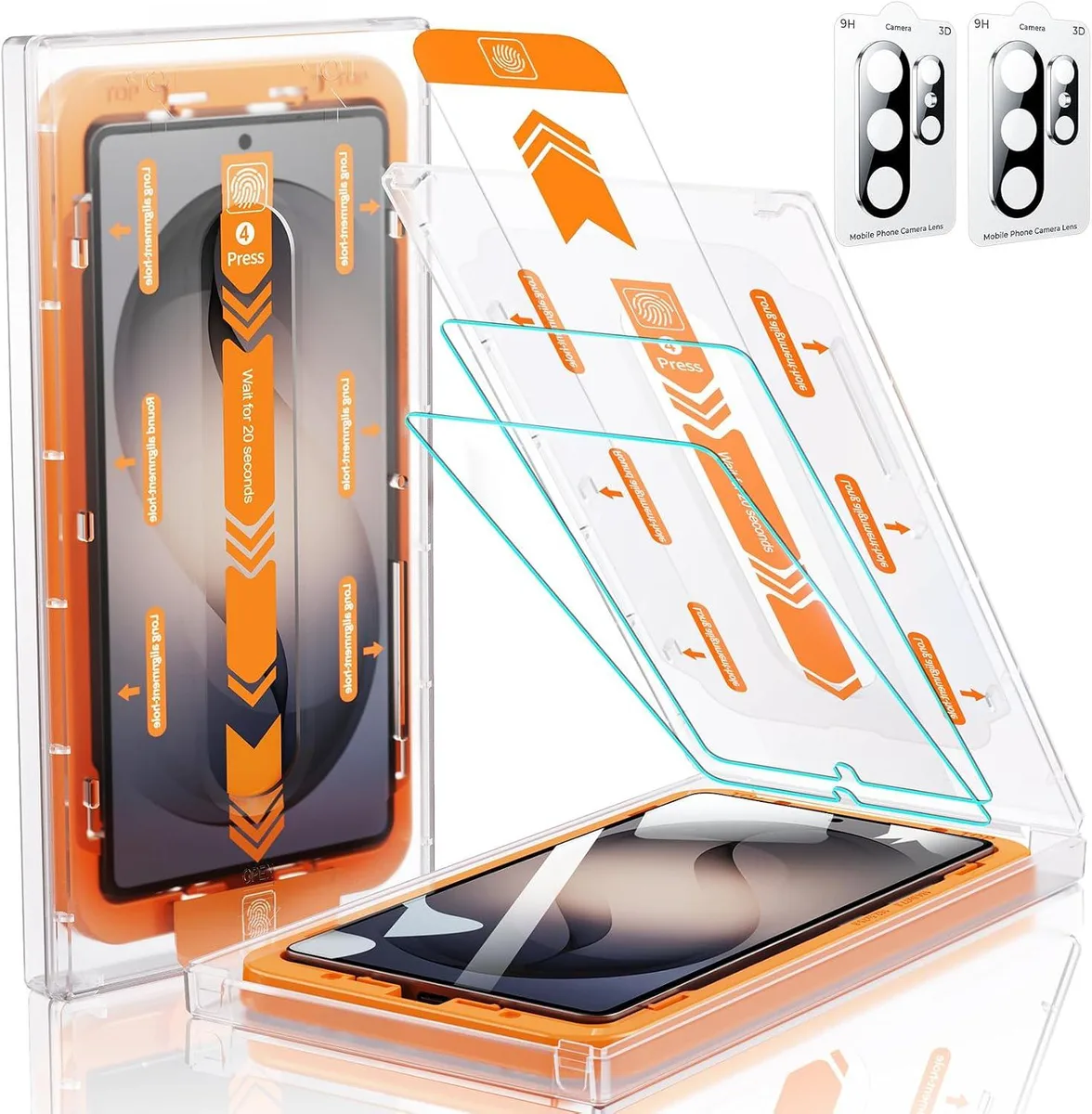 NuoTo NuoTo Galaxy S26 Ultra 6.9 Screen Protector 2+2 Packs with Camera Lens Protector — product photo